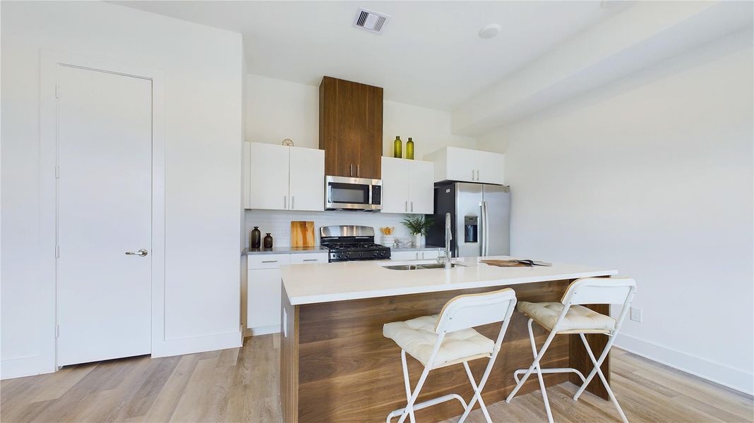 Furnished interior view inside a new home in , Houston (Image 10).