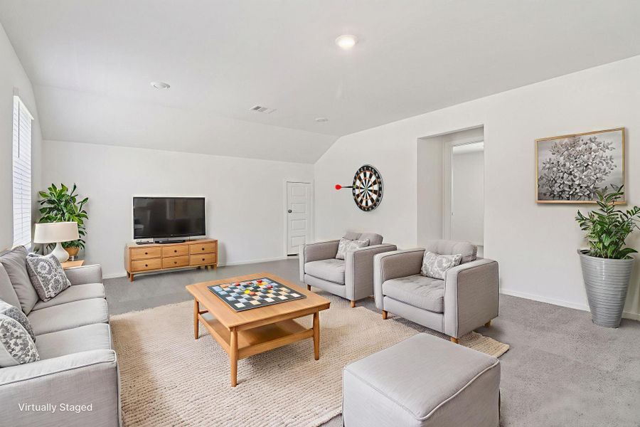 Furnished interior view inside a new home in Sundance Cove - Traditional Series, Crosby (Image 14).