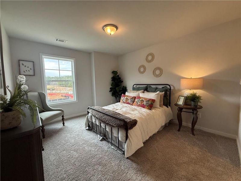 Furnished interior view inside a new home in The Towns at Auburn Station West, Auburn (Image 25).