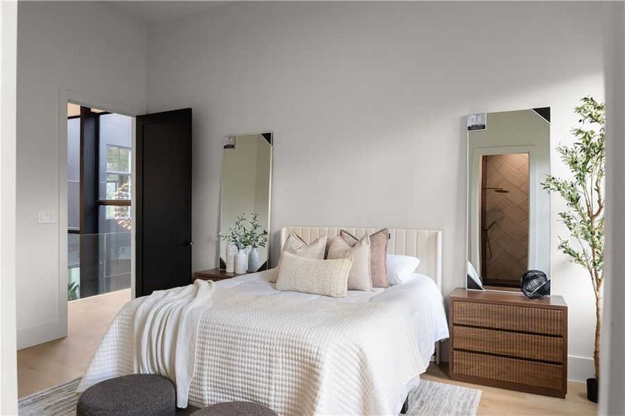 Furnished interior view inside a new home in , Atlanta (Image 68).