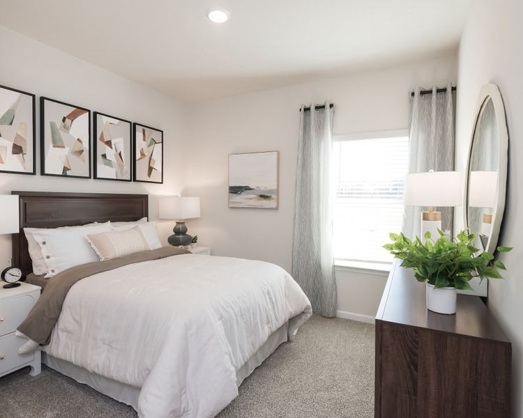 Furnished interior view inside a new home in Vines at Mill Creek - Estate Series, Braselton (Image 10).
