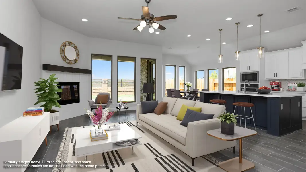 Furnished interior view inside a new home in North Sky, Celina (Image 5). Furnished interior view inside a new home in North Sky, Celina (Image 5).