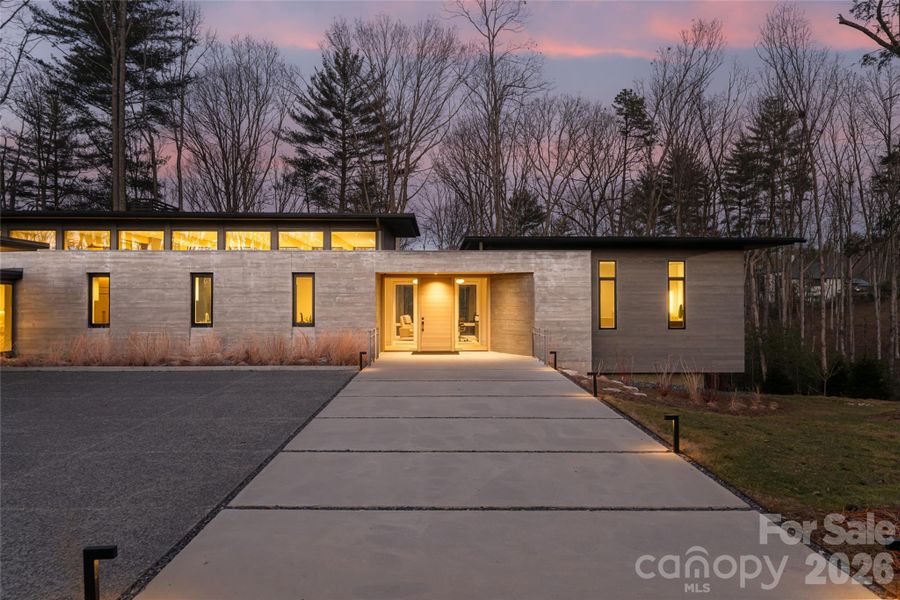 Exterior details and patio area of a home in , Asheville (Image 27).
