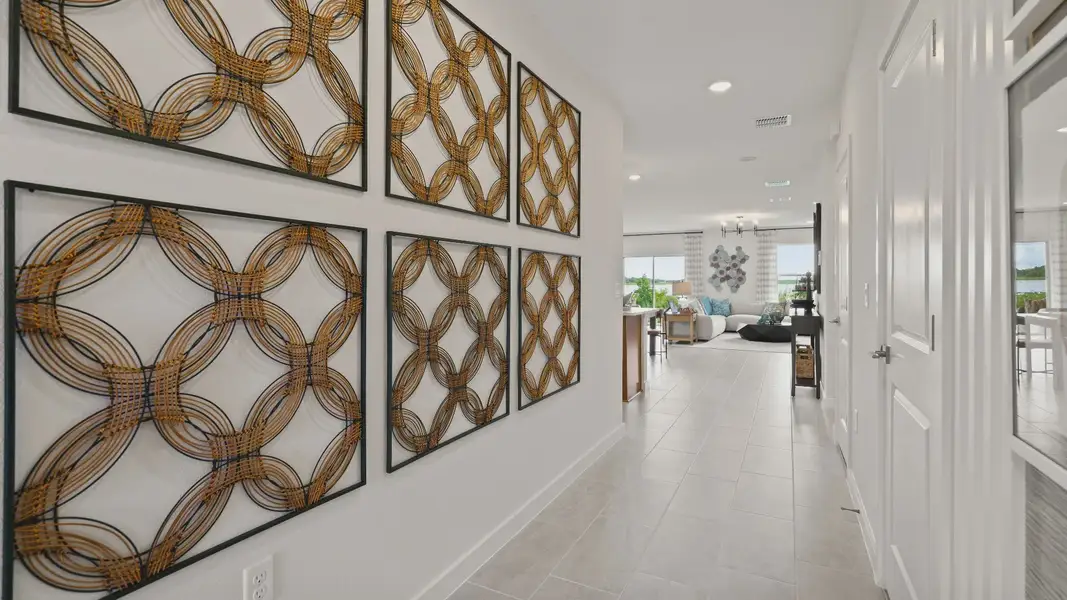 Castaway Model entry, new home plan available at Liberty Trace in Haines City, fl