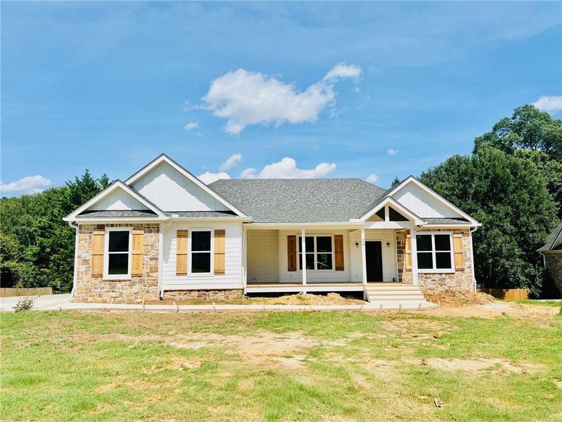 Front exterior of a new home in , Taylorsville, GA, highlighting curb appeal (Image 2).
