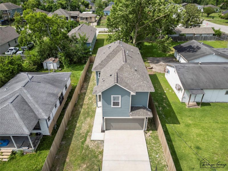 Front exterior of a new home in , Houston, TX, highlighting curb appeal (Image 19). Front exterior of a new home in , Houston, TX, highlighting curb appeal (Image 19).
