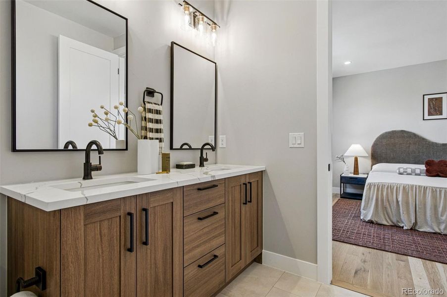 Furnished interior view inside a new home in , Denver (Image 12). Furnished interior view inside a new home in , Denver (Image 12).