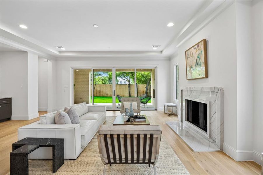 Furnished interior view inside a new home in , Dallas (Image 14). Furnished interior view inside a new home in , Dallas (Image 14).