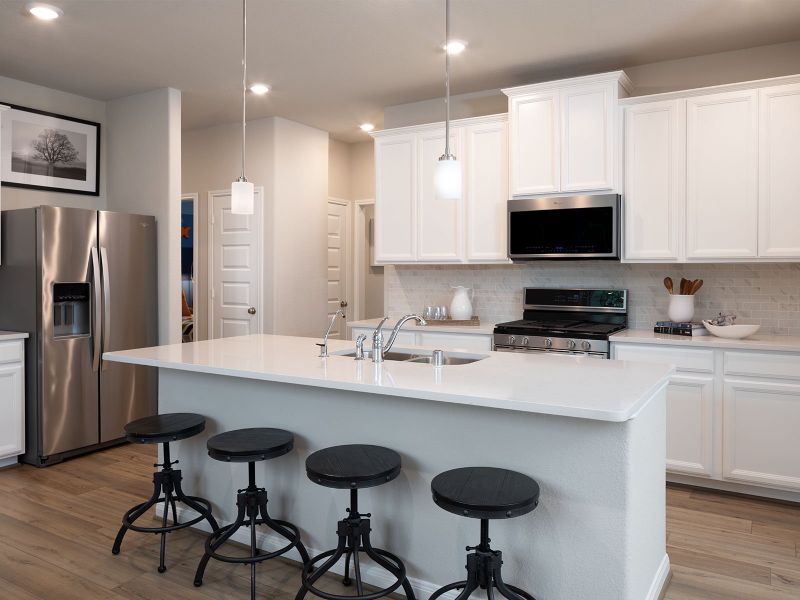 Furnished interior view inside a new home in Montgomery Oaks - Premier, Conroe (Image 4).