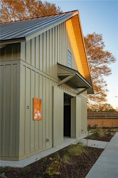 Exterior details and patio area of a home in Harmony, Auburn (Image 23).