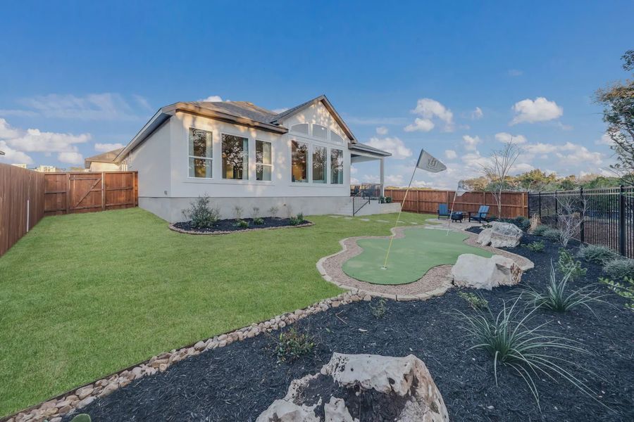 Representative exterior details of a home built from the Mackenzie by Chesmar Homes in The Reserve at Potranco Oaks, Castroville (Image 2).