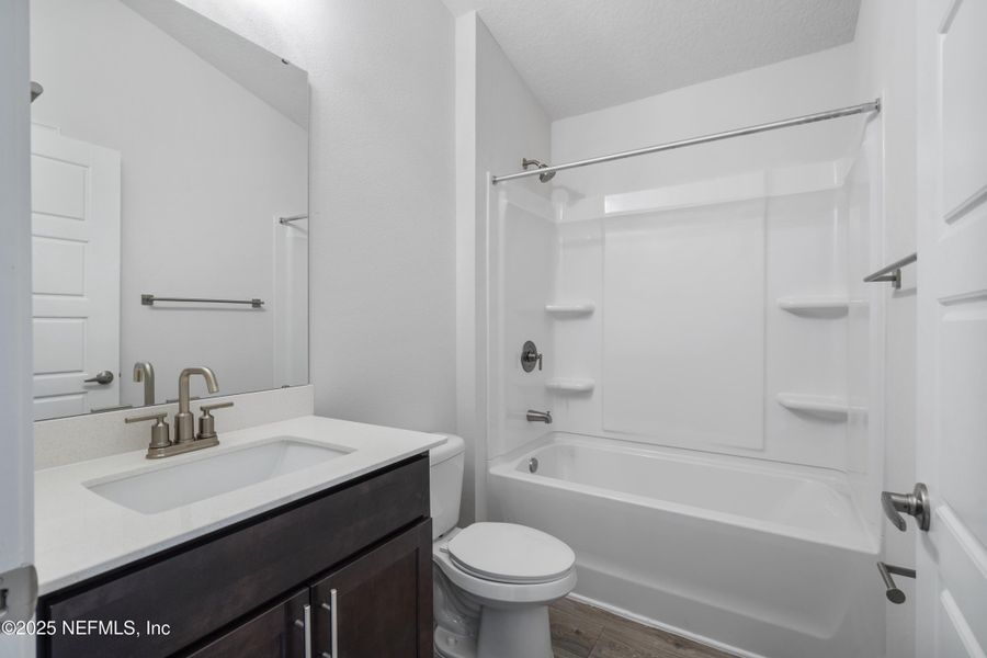 Furnished interior view inside a new home in Shadow Crest at Rolling Hills, Green Cove Springs (Image 3). Furnished interior view inside a new home in Shadow Crest at Rolling Hills, Green Cove Springs (Image 3).