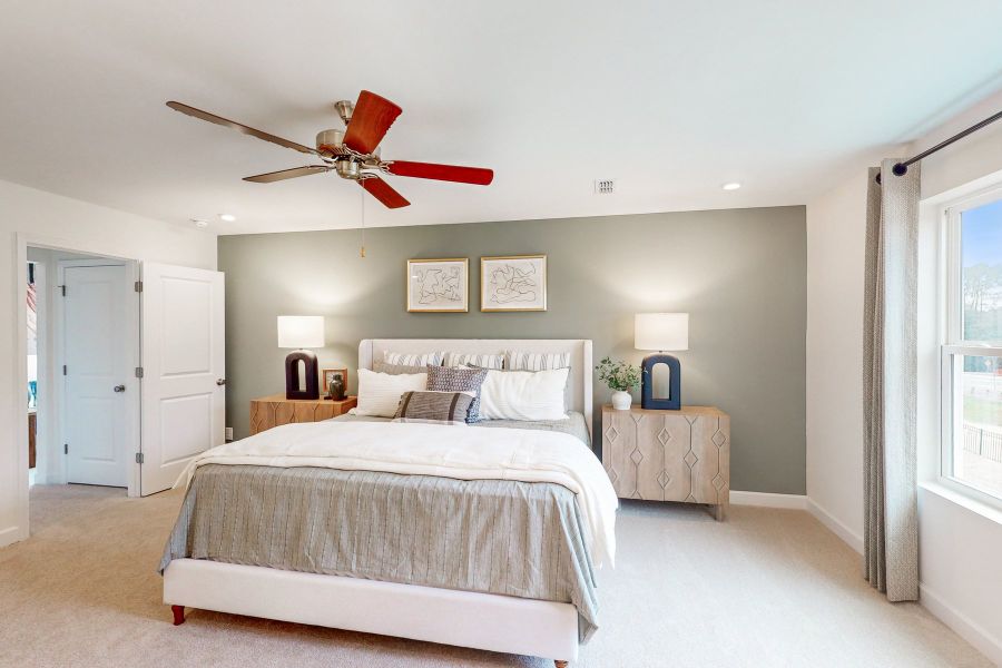 Representative furnished interior of a home built from the Franklin by Beazer Homes in Watkins Grove, Raleigh (Image 14). Representative furnished interior of a home built from the Franklin by Beazer Homes in Watkins Grove, Raleigh (Image 14).