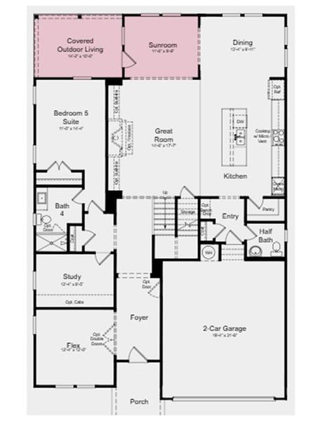 2D floor plan layout of this home in Reserve at Hickory Walk, Kennesaw, GA (Image 4). 2D floor plan layout of this home in Reserve at Hickory Walk, Kennesaw, GA (Image 4).