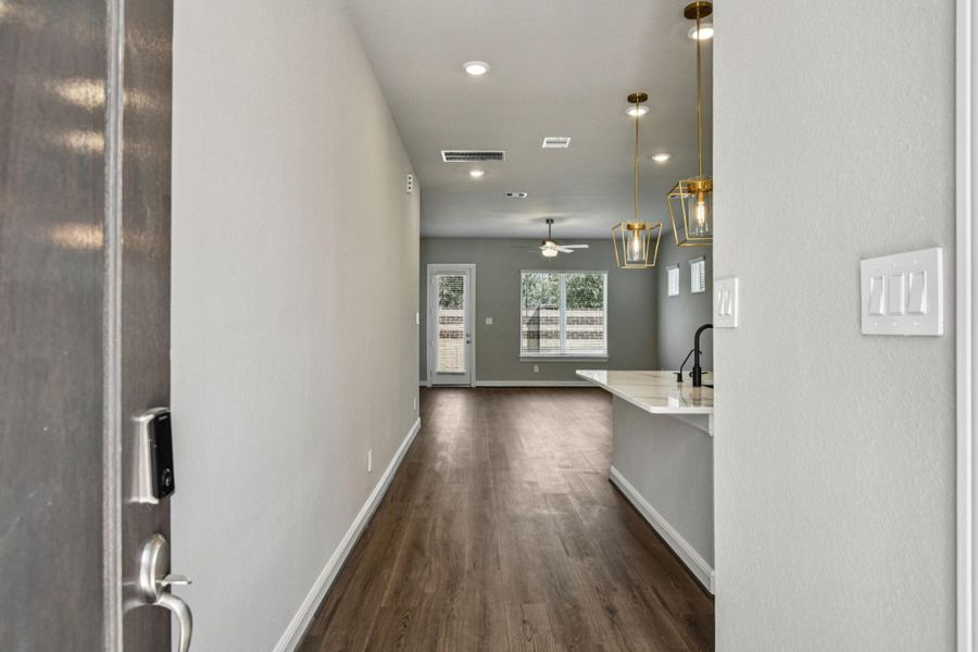 Spacious, unfurnished interior of a new home in Spring Brook Village - Luxe Series, Houston (Image 30).