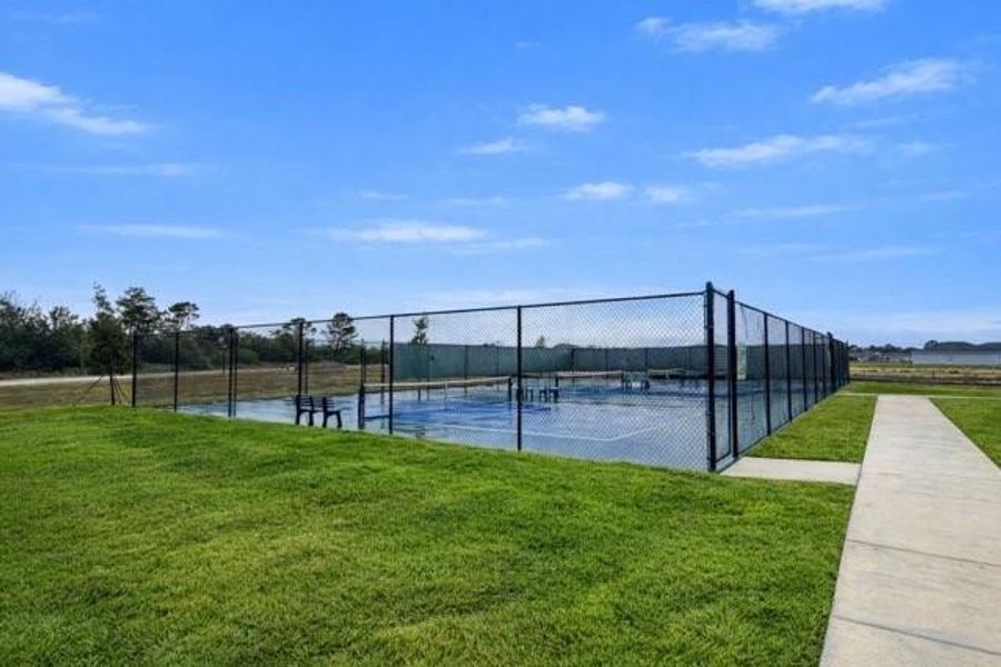 Pickleball courts