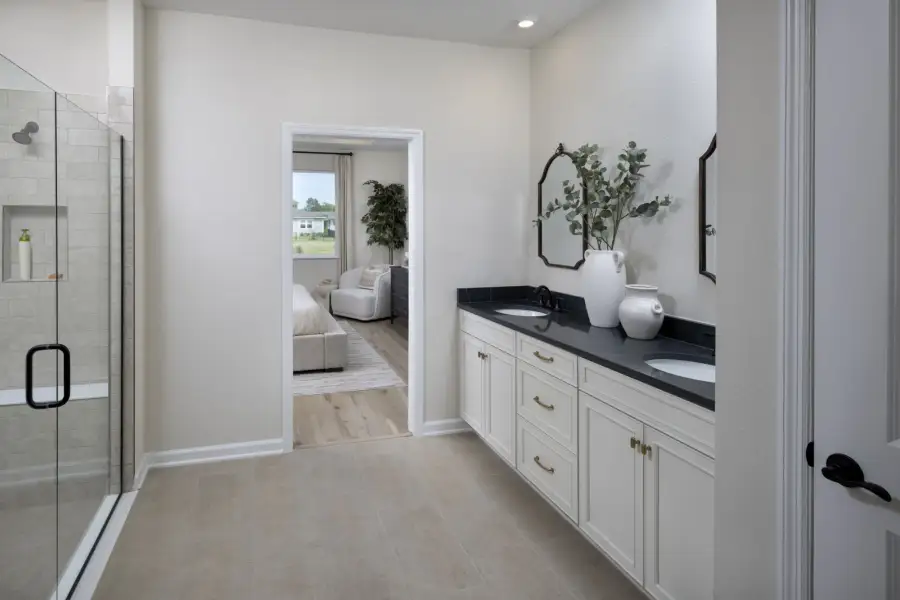Furnished interior view inside a new home in RiverTown, St. Johns (Image 10).