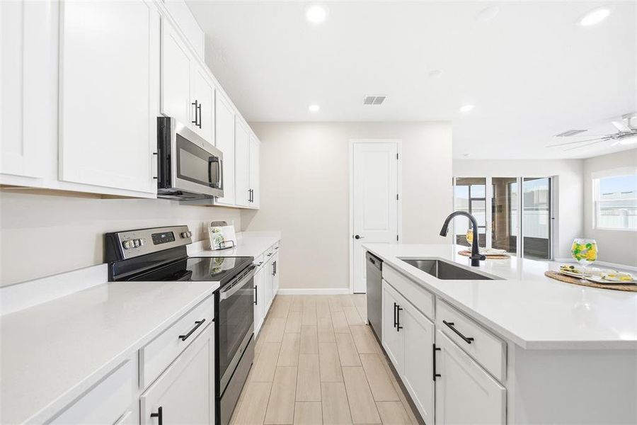 Furnished interior view inside a new home in , Haines City (Image 7).
