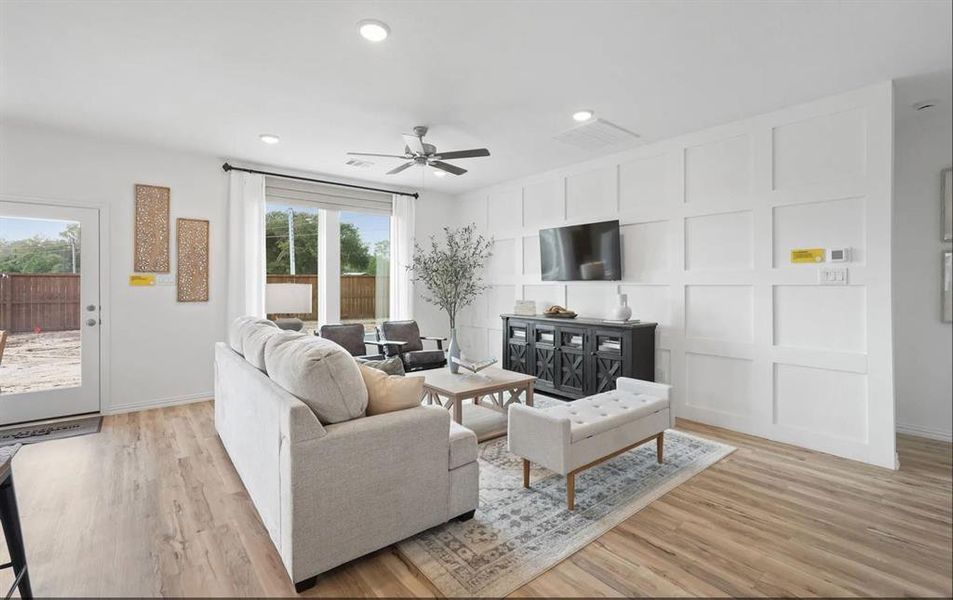 Copperwood Family room w furniture example