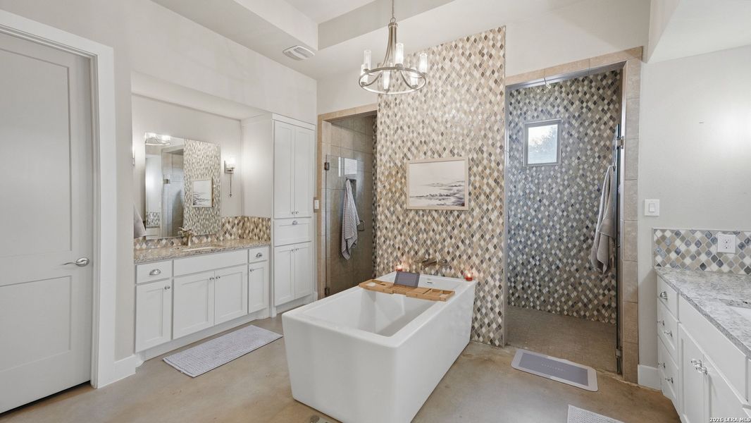 Furnished interior view inside a new home in , Spring Branch (Image 26).