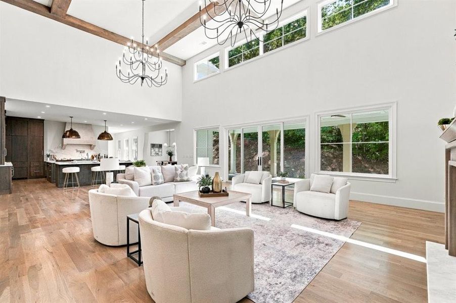 Furnished interior view inside a new home in , Roswell (Image 44).