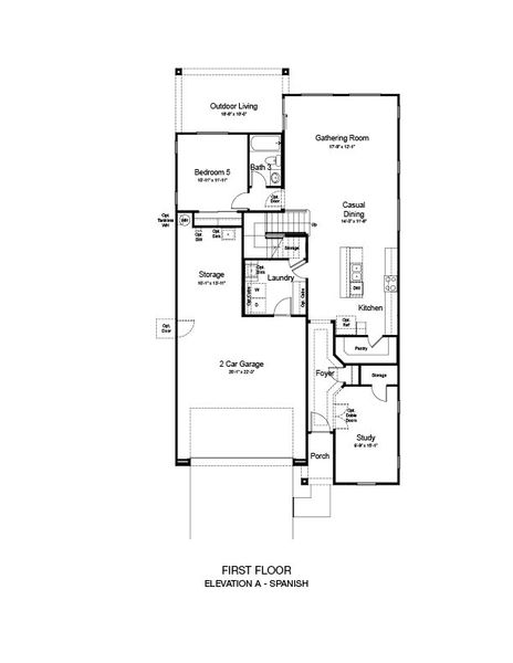 2D floor plan layout of this home in La Mira, Mesa, AZ (Image 3). 2D floor plan layout of this home in La Mira, Mesa, AZ (Image 3).