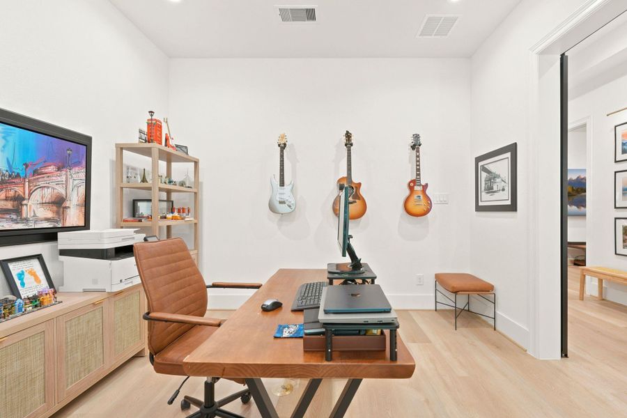 Furnished interior view inside a new home in , New Waverly (Image 38).