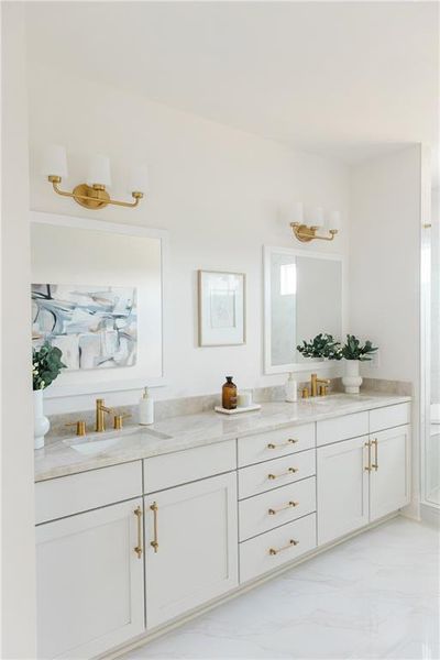 Furnished interior view inside a new home in , Alpharetta (Image 13).