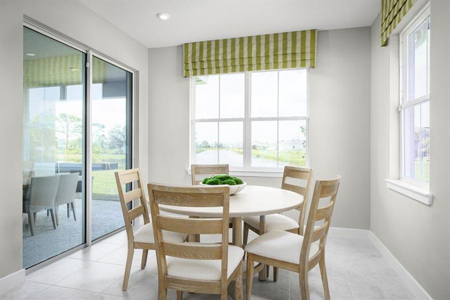 Representative furnished interior of a home built from the Brooks by Ryan Homes in Silver Oaks, Port St. Lucie (Image 10).