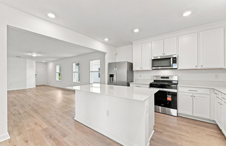 Furnished interior view inside a new home in Twisted Oaks, Wildwood (Image 10).