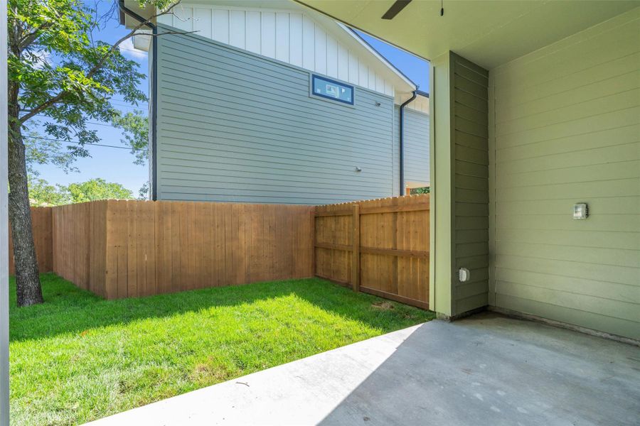 Large, Rear Covered Patio