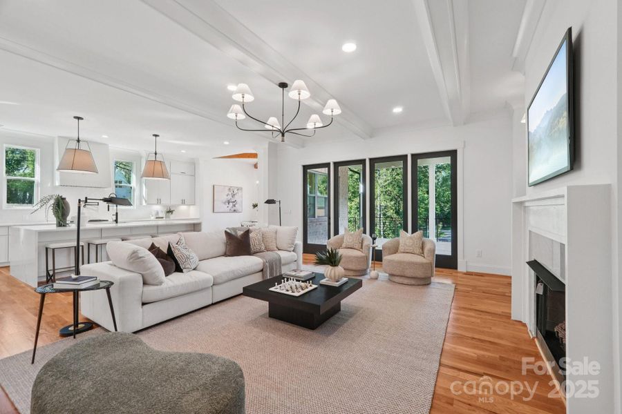 Furnished interior view inside a new home in , Charlotte (Image 7).