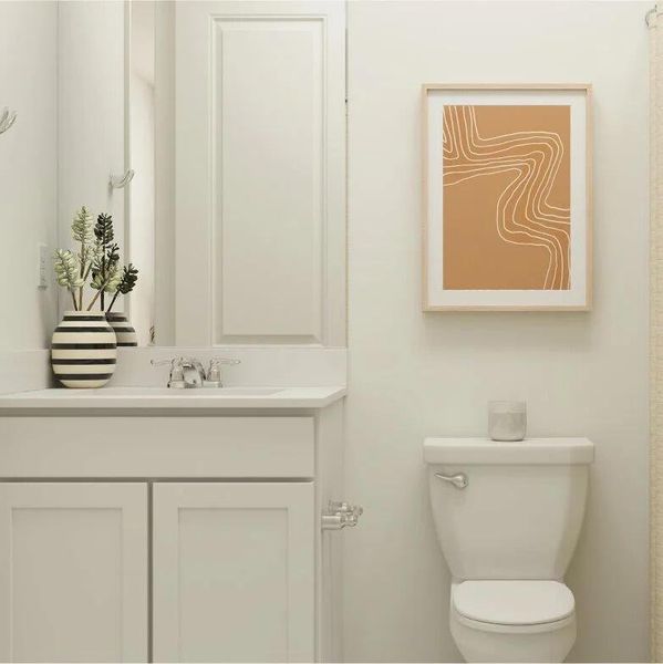 Furnished interior view inside a new home in Arden: The Arcadia Collection, Loxahatchee (Image 7).