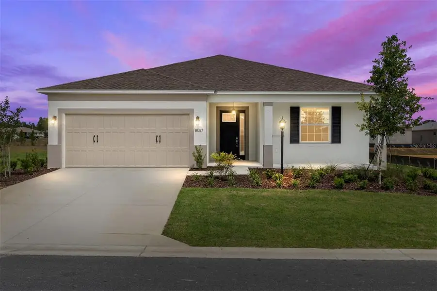 Front exterior of a new home in , Ocala, FL, highlighting curb appeal (Image 16). Front exterior of a new home in , Ocala, FL, highlighting curb appeal (Image 16).