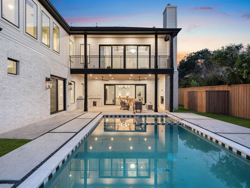 Exterior details and patio area of a home in , Dallas (Image 20).