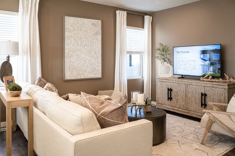 Furnished interior view inside a new home in Hudson Hills, Hudson (Image 16).