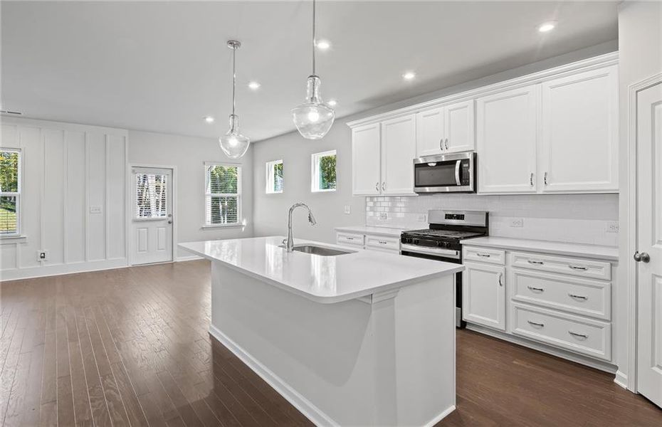 Furnished interior view inside a new home in Watermist at Mirror Lake, Villa Rica (Image 3).
