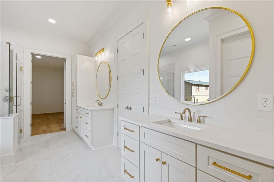 Furnished interior view inside a new home in , Canton (Image 18).