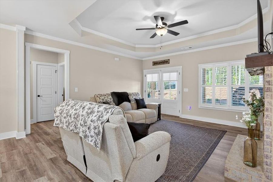 Furnished interior view inside a new home in , Talking Rock (Image 8).