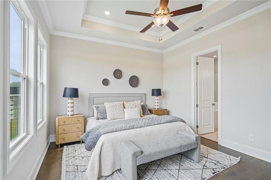 Furnished interior view inside a new home in Aberdeen, Hoschton (Image 12).