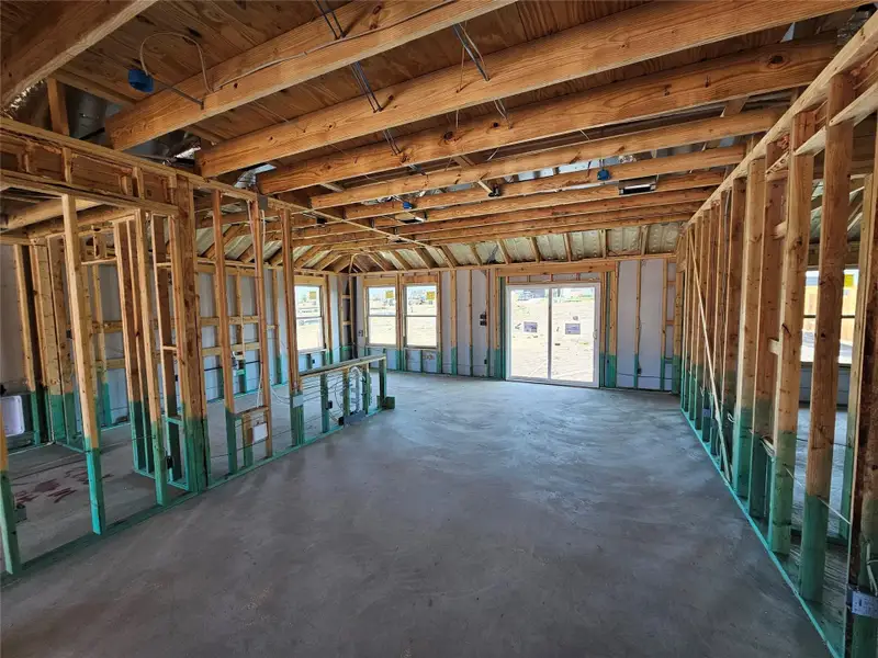 In-progress construction of a new home in Lexington Heights, Willis, TX (Image 4).