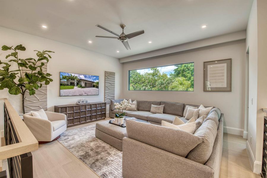 Furnished interior view inside a new home in , Palm Beach Gardens (Image 49).