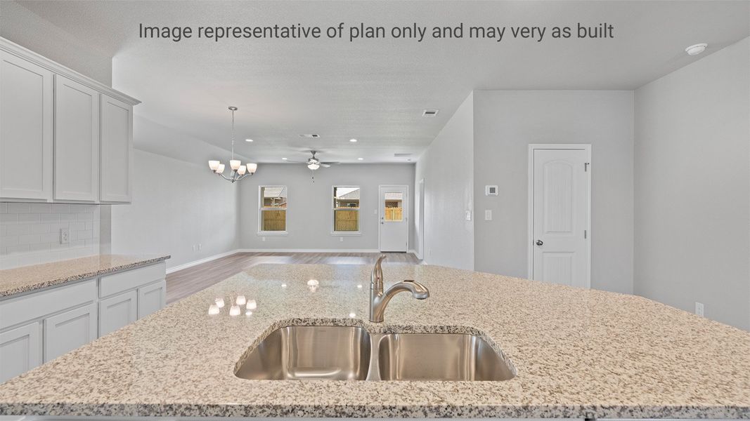 Close-up of interior finishes inside a home in London Towne, Corpus Christi (Image 11).