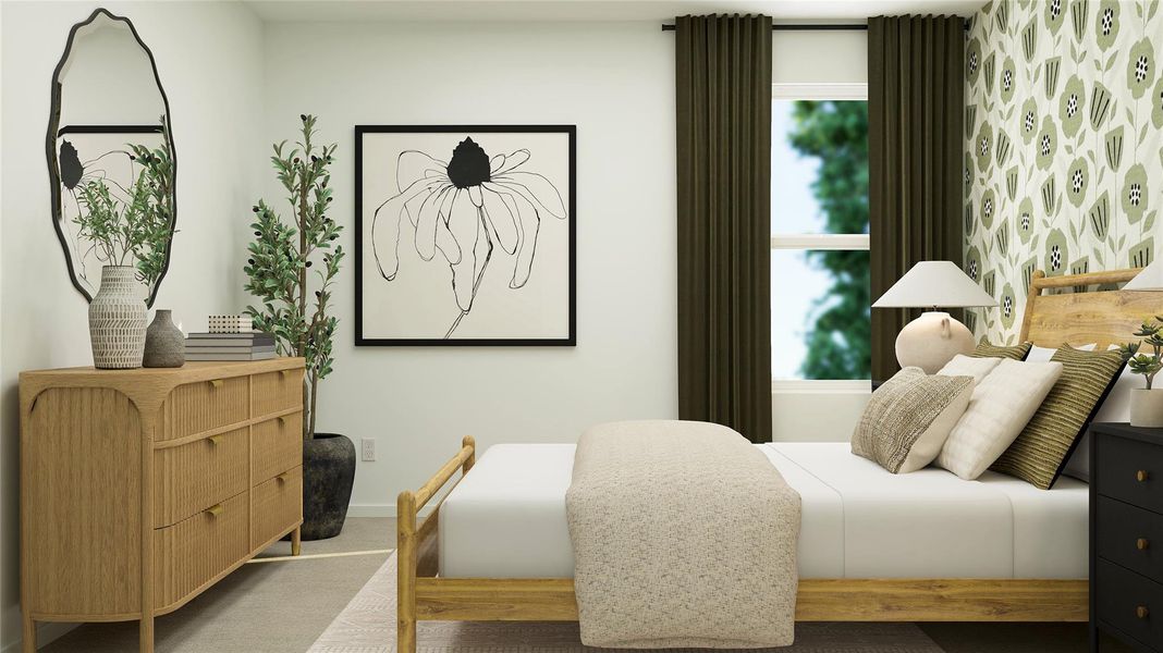 Furnished interior view inside a new home in Synova, Crosby (Image 18).
