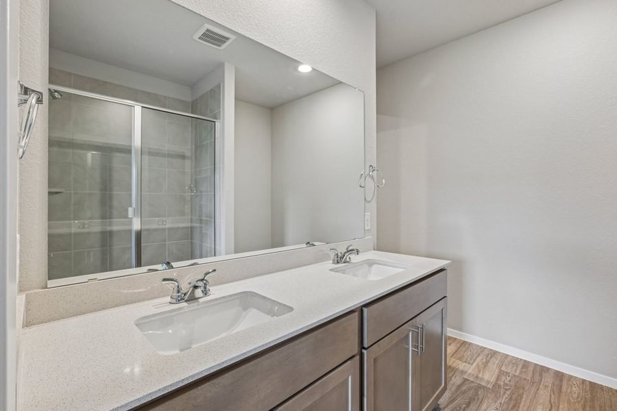 Furnished interior view inside a new home in Cloverleaf, Austin (Image 8).