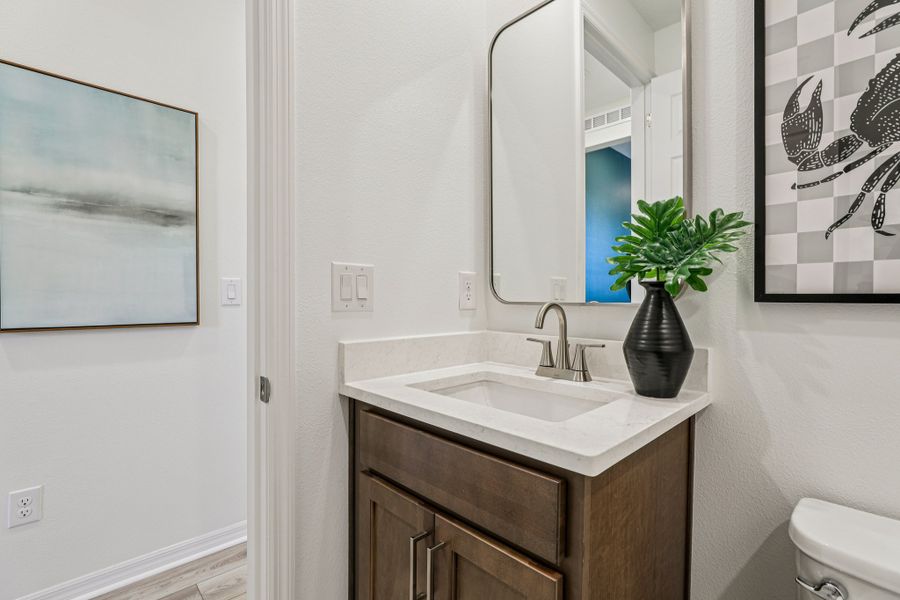 Representative furnished interior of a home built from the Briella by Risewell Homes in Country Club Estates, Palm Bay (Image 29).