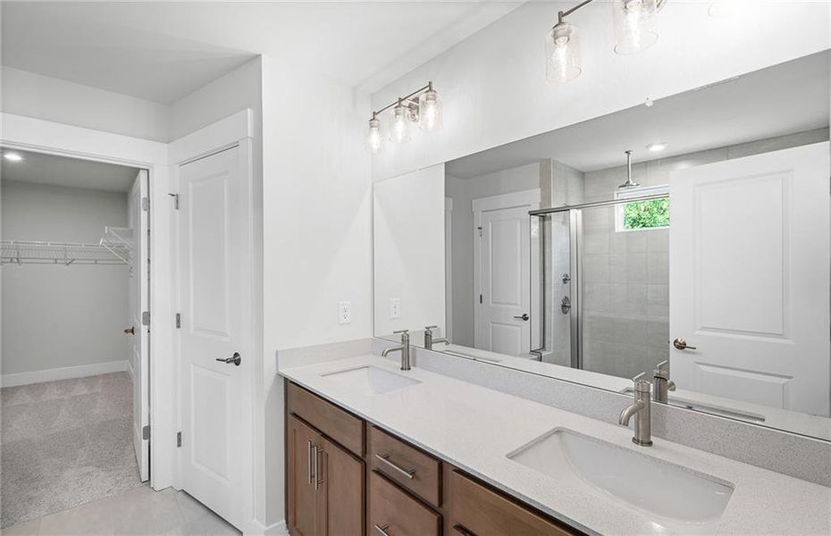 Furnished interior view inside a new home in Hunters Creek, Flowery Branch (Image 6).