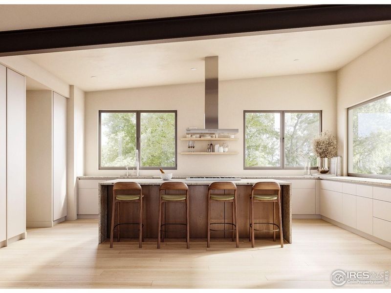 Furnished interior view inside a new home in , Boulder (Image 4).