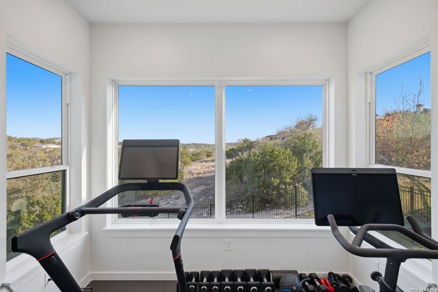 Furnished interior view inside a new home in , San Antonio (Image 46).