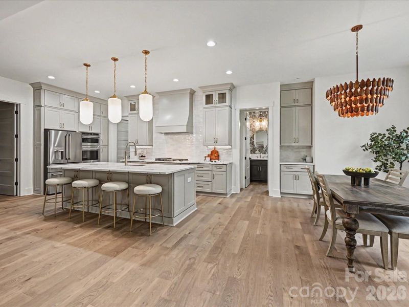 Furnished interior view inside a new home in , Clover (Image 6).